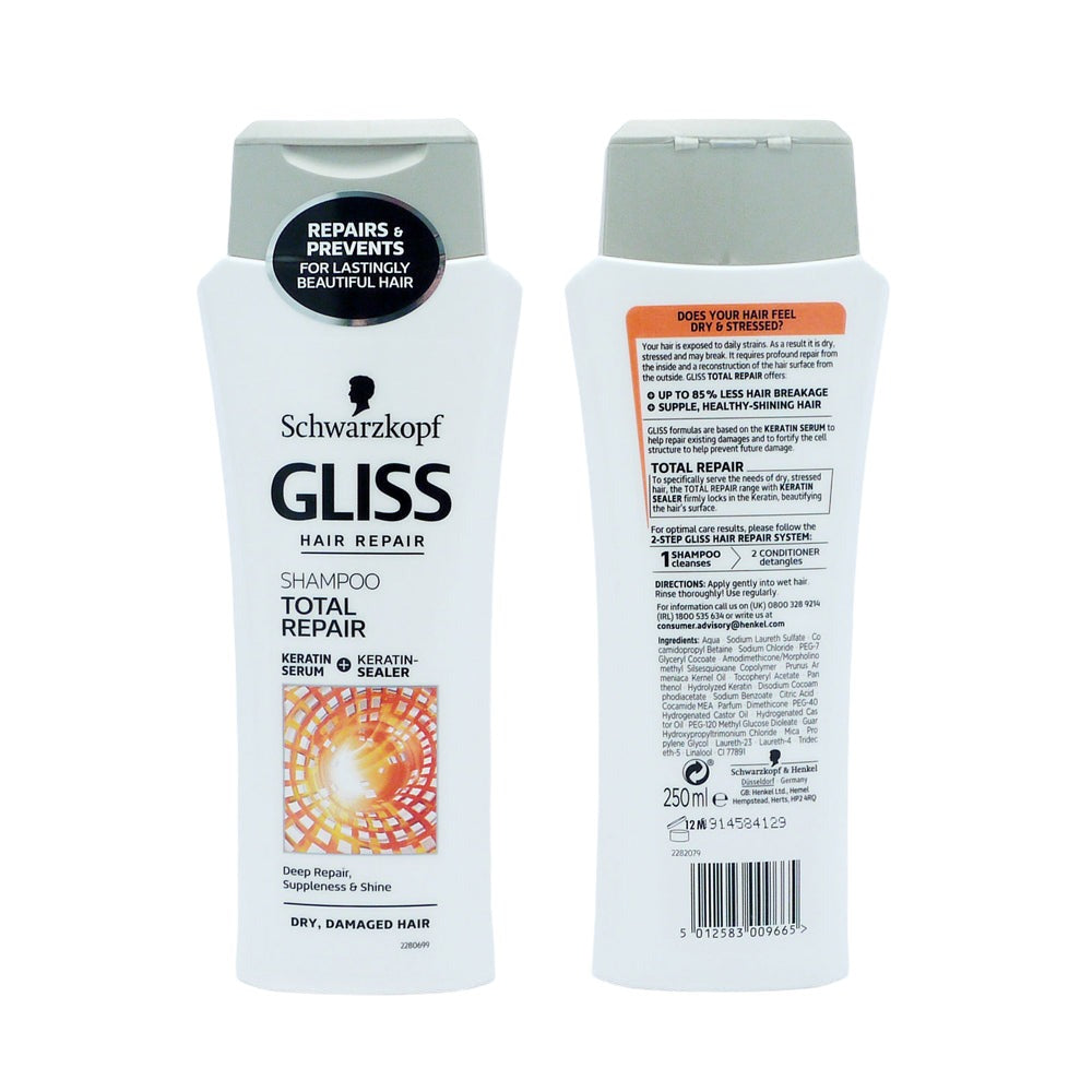 Schwarzkopf-Gliss-Shampoo-Total-Repair-250ml Schwarzkopf-Gliss-Shampoo-Total-Repair-250ml